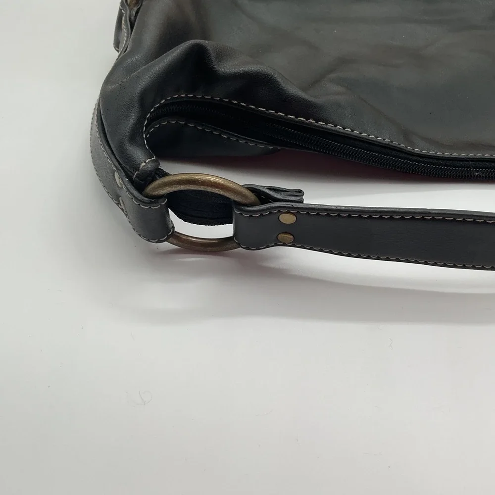 Nine West Black Hobo Bag Shoulder Bag with Bronze‎ Rings